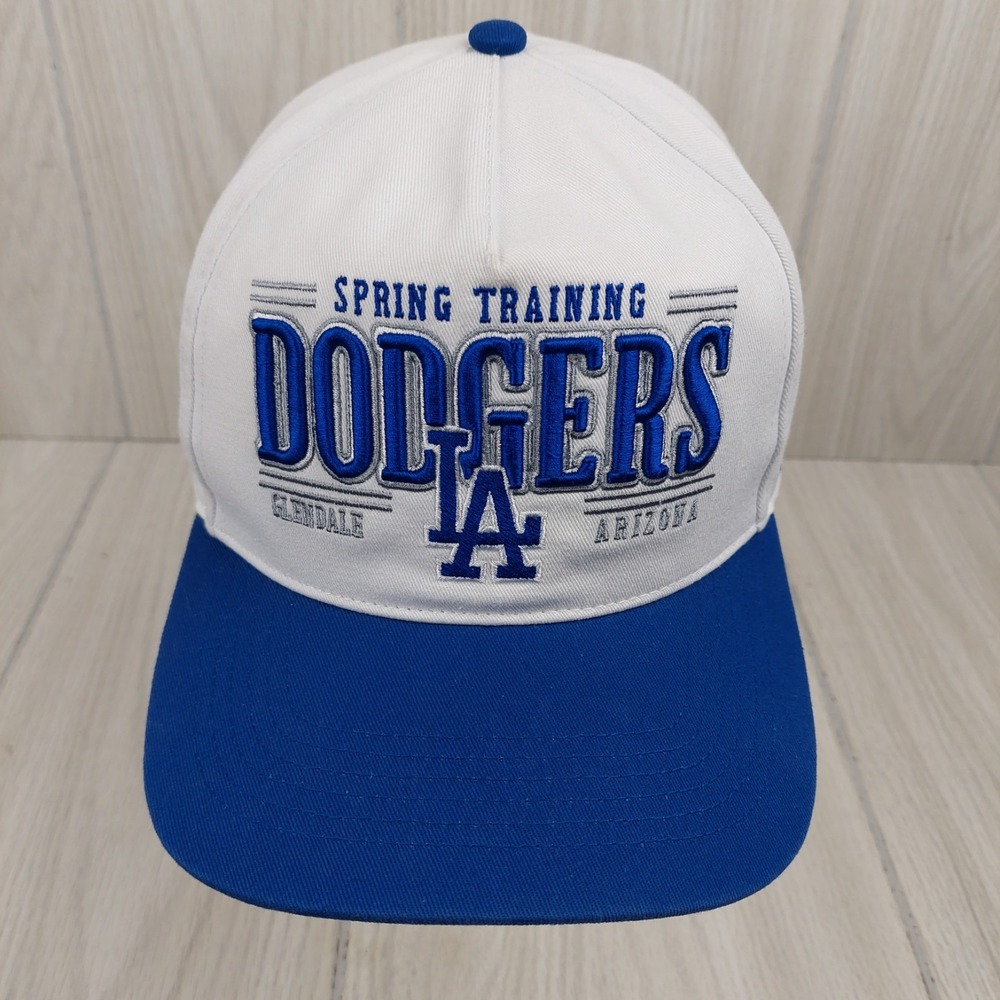 47 Brand LA Dodgers Hat Cap OSFA White Blue Spring Training Glendale AZ Snapback